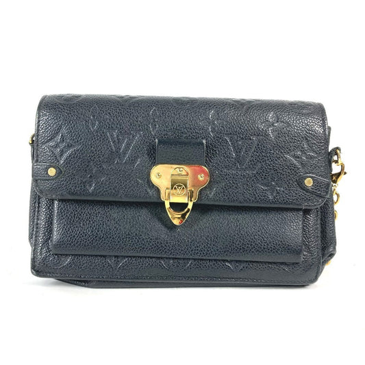 Louis Vuitton Long Purse M67839 Ann Platt Monogram Leather Black Wallet Case