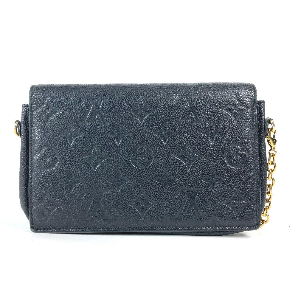 Louis Vuitton Long Purse M67839 Ann Platt Monogram Leather Black Wallet Case