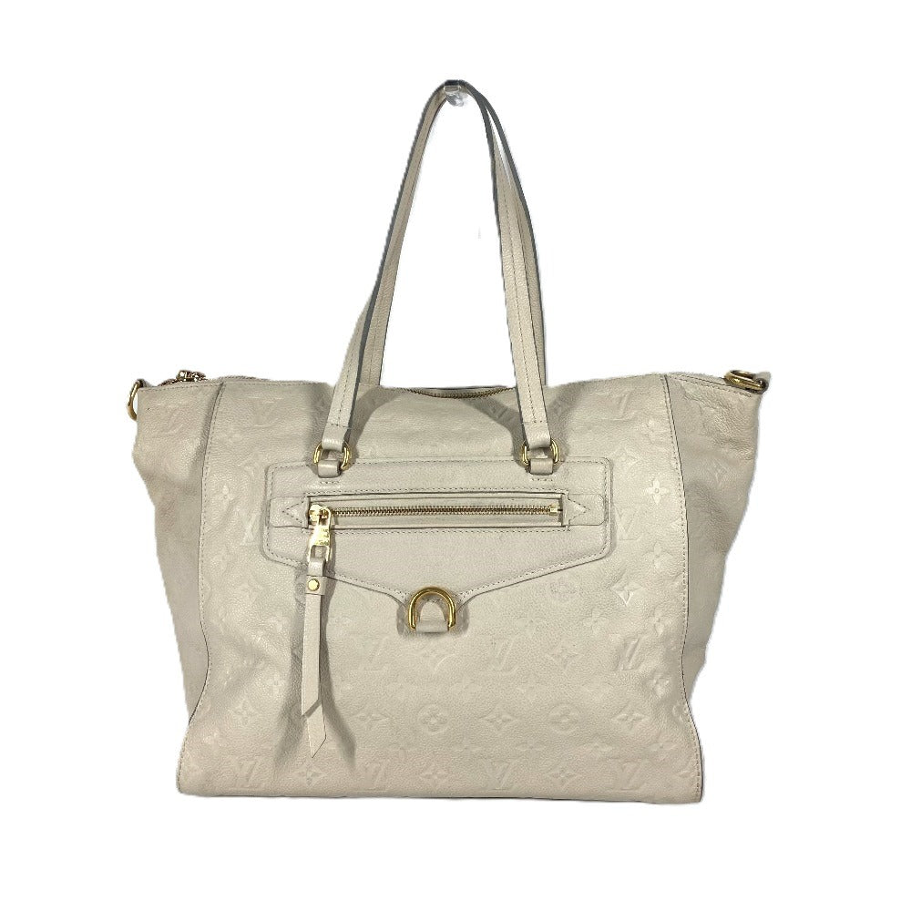 Louis Vuitton M93411 Ann Platt Ann Platt Monogram Leather White Shoulder Bag