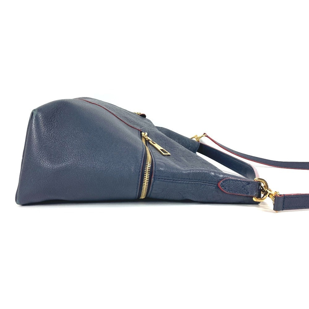 Louis Vuitton M44012 Ann Platt Ann Platt Monogram Leather Navy Shoulder Bag