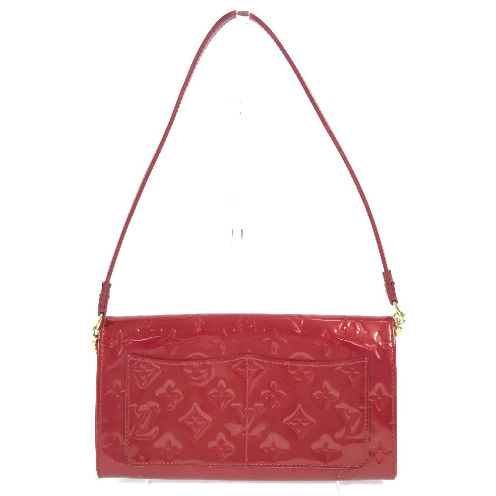 Louis Vuitton M91550 Vernis Rossmore MM Monogram Canvas Red Shoulder Bag