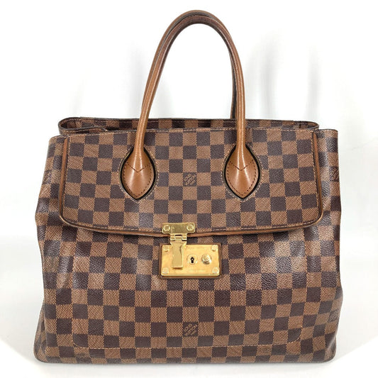 Louis Vuitton N41273 Damier Ascot Canvas Brown Handbag D 17