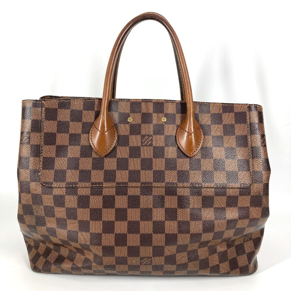 Louis Vuitton N41273 Damier Ascot Canvas Brown Handbag D 17