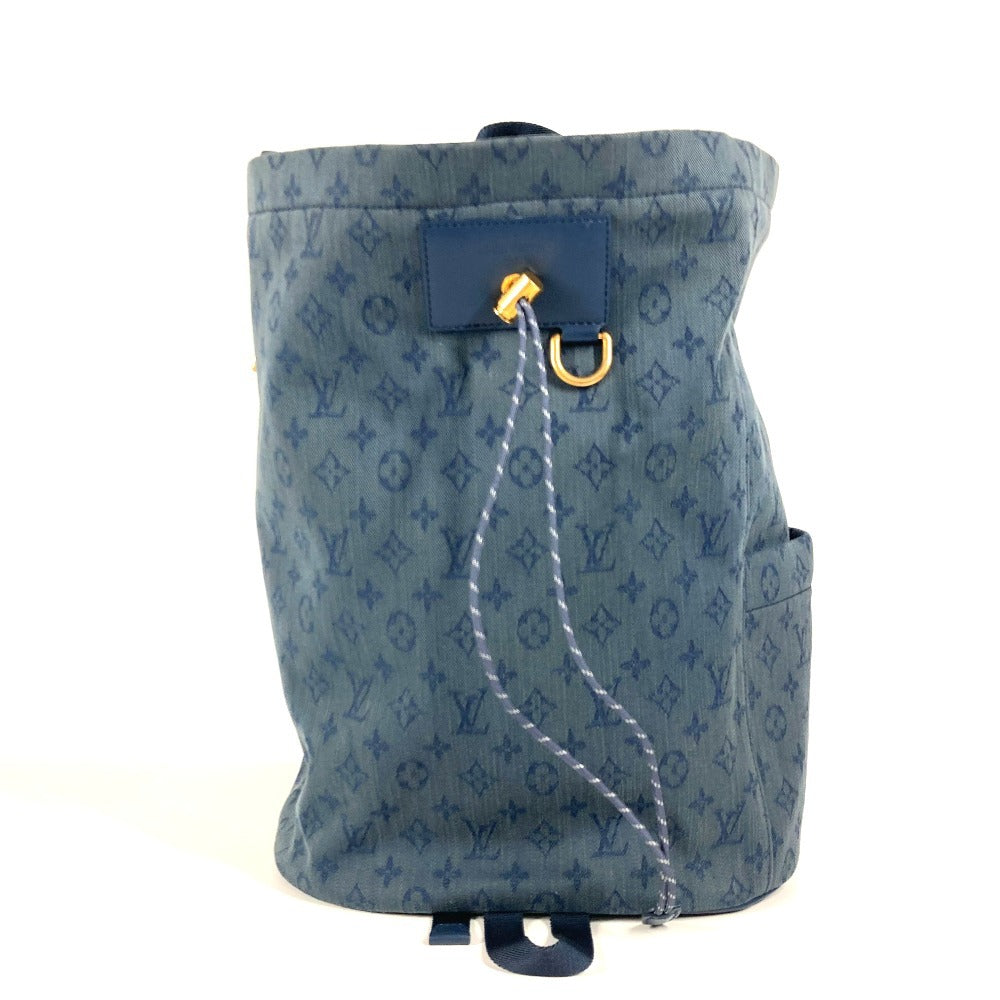 Louis Vuitton Backpack M44617 chalk backpack Monogram Canvas Denim Blue
