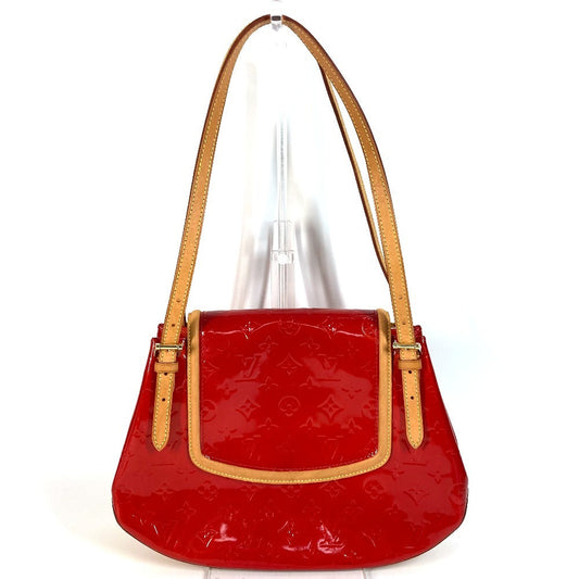 Louis Vuitton M91287 Vernis Skein Bay Monogram Red Shoulder Bag