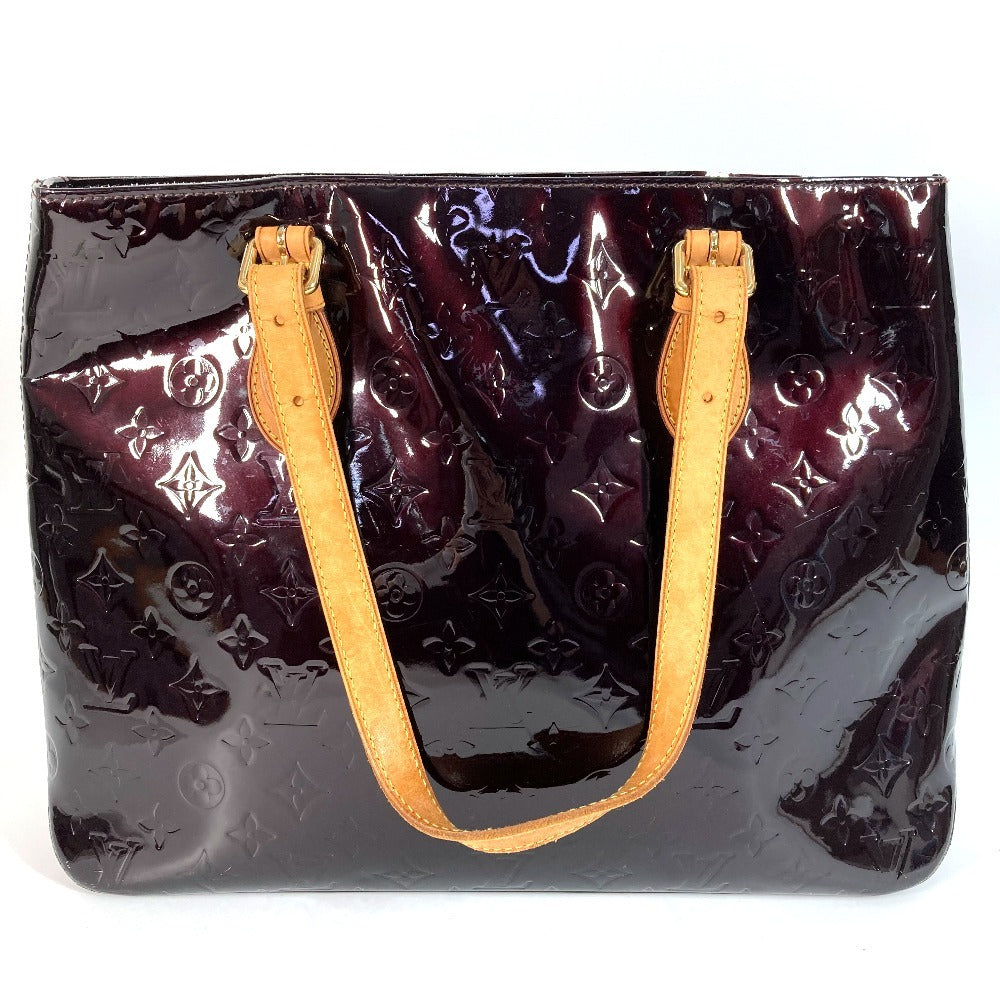 Louis Vuitton M91994 Vernis purple Vernis Brentwood Monogram Canvas Shoulder Bag