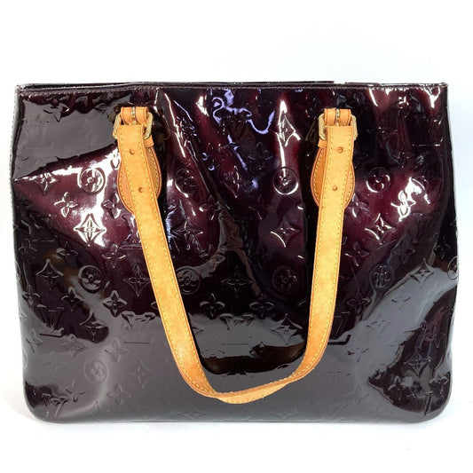 Louis Vuitton M91994 Vernis purple Vernis Brentwood Monogram Canvas Shoulder Bag