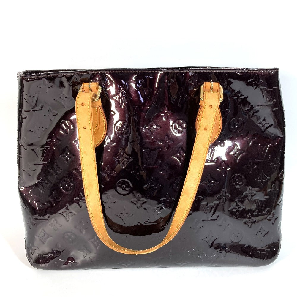 Louis Vuitton M91994 Vernis purple Vernis Brentwood Monogram Canvas Shoulder Bag