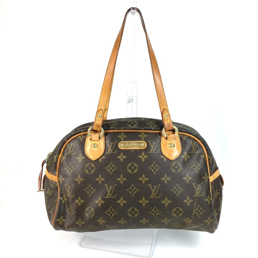 Louis Vuitton M95565 Montorgueil PM Monogram Canvas Brown Shoulder Bag D 19