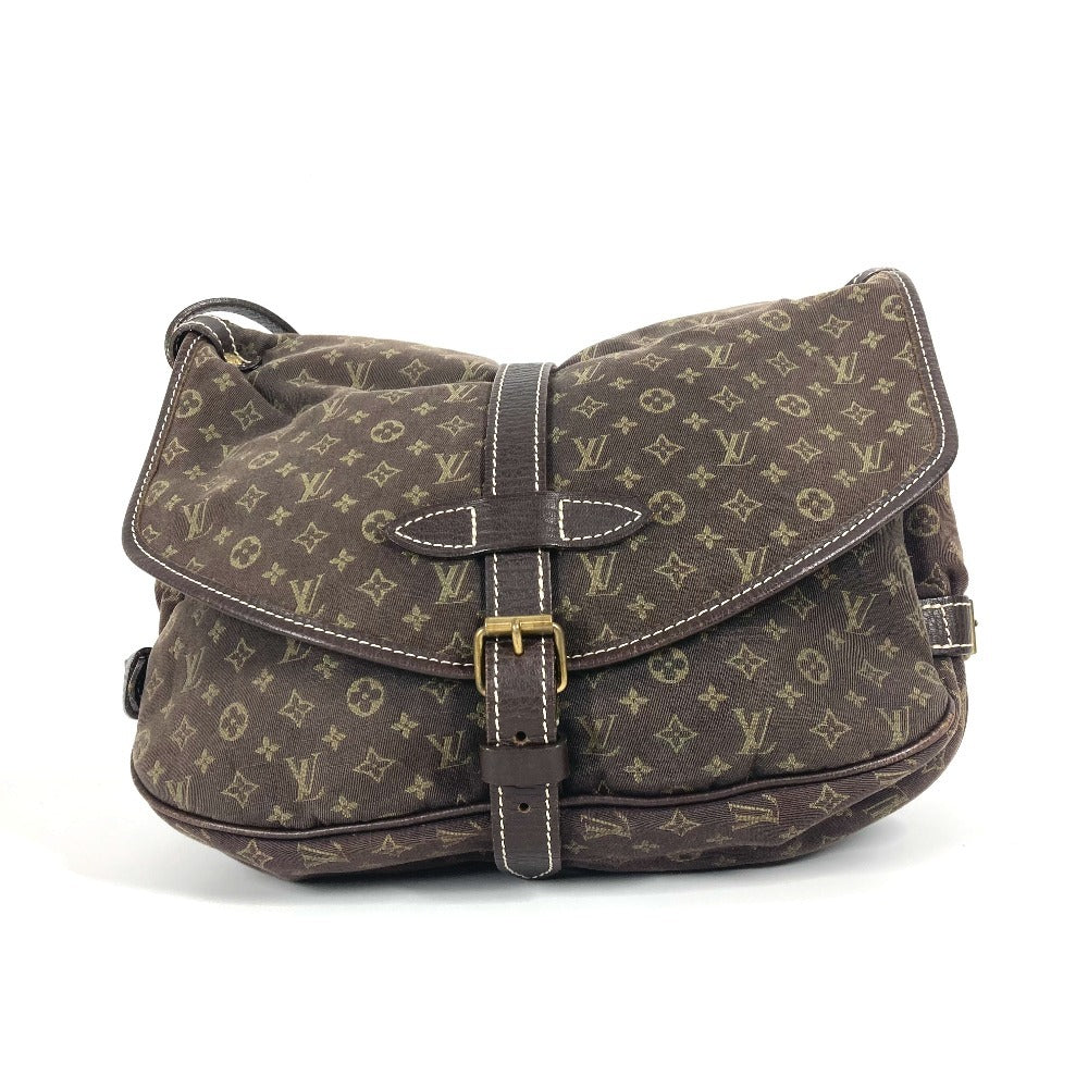 Louis Vuitton M95227 -LinCanvas run Saumur 30 Monogram Brown Mini Shoulder Bag