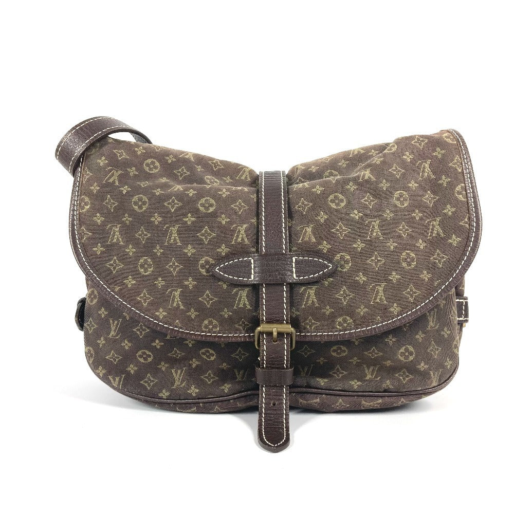 Louis Vuitton M95227 -LinCanvas run Saumur 30 Monogram Brown Mini Shoulder Bag