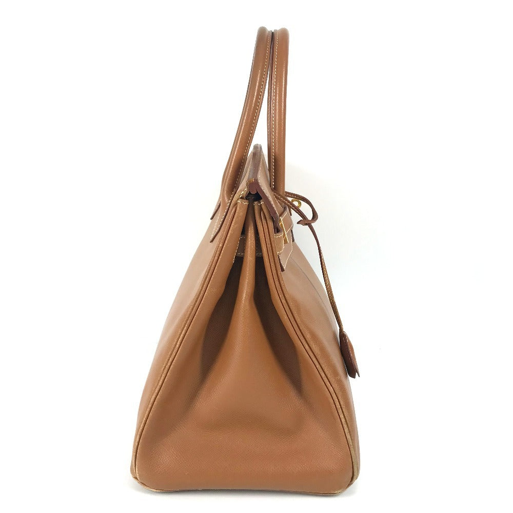 Hermes Handbag Tote Bag Birkin Leather Gold
