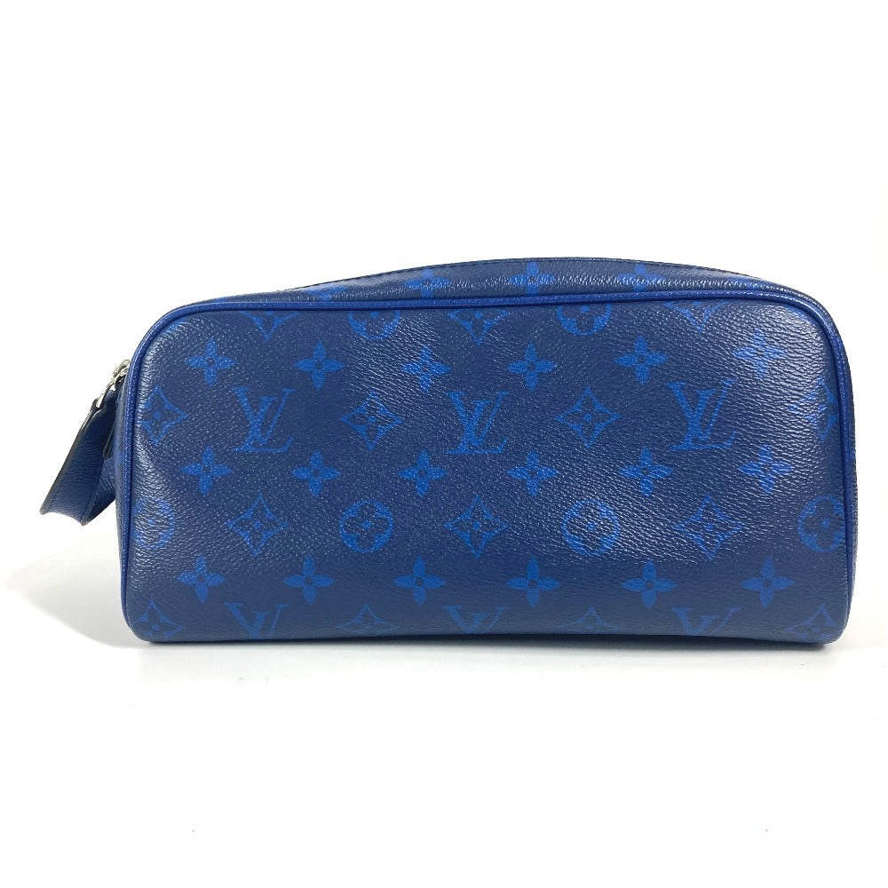 Louis Vuitton business M30849 Taiga Taigalama Dop Monogram Leather Canvas Blue Handbag