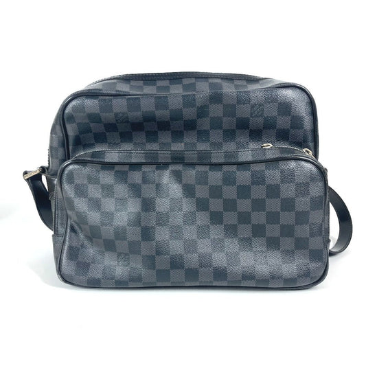Louis Vuitton N45252 Damier Grafitto Damier Grafitte Canvas Black Shoulder Bag D 3
