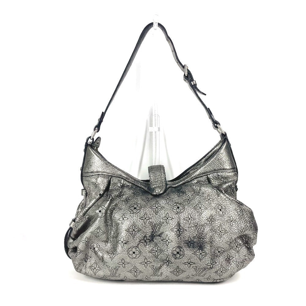 Louis Vuitton M95718 mahina XS Monogram Leather Silver Shoulder Bag