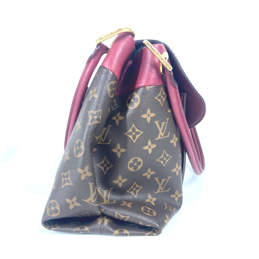 Louis Vuitton M40816 purple Olympe Aurore Monogram Canvas Shoulder Bag