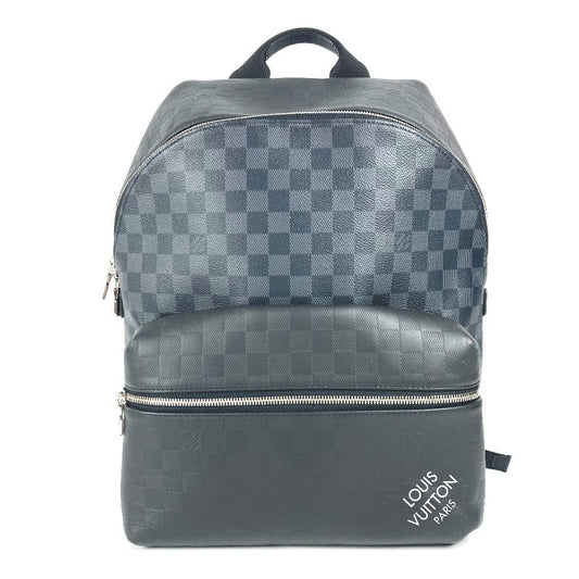 Louis Vuitton Backpack N40436 Damier Infini Damier Leather Canvas Black