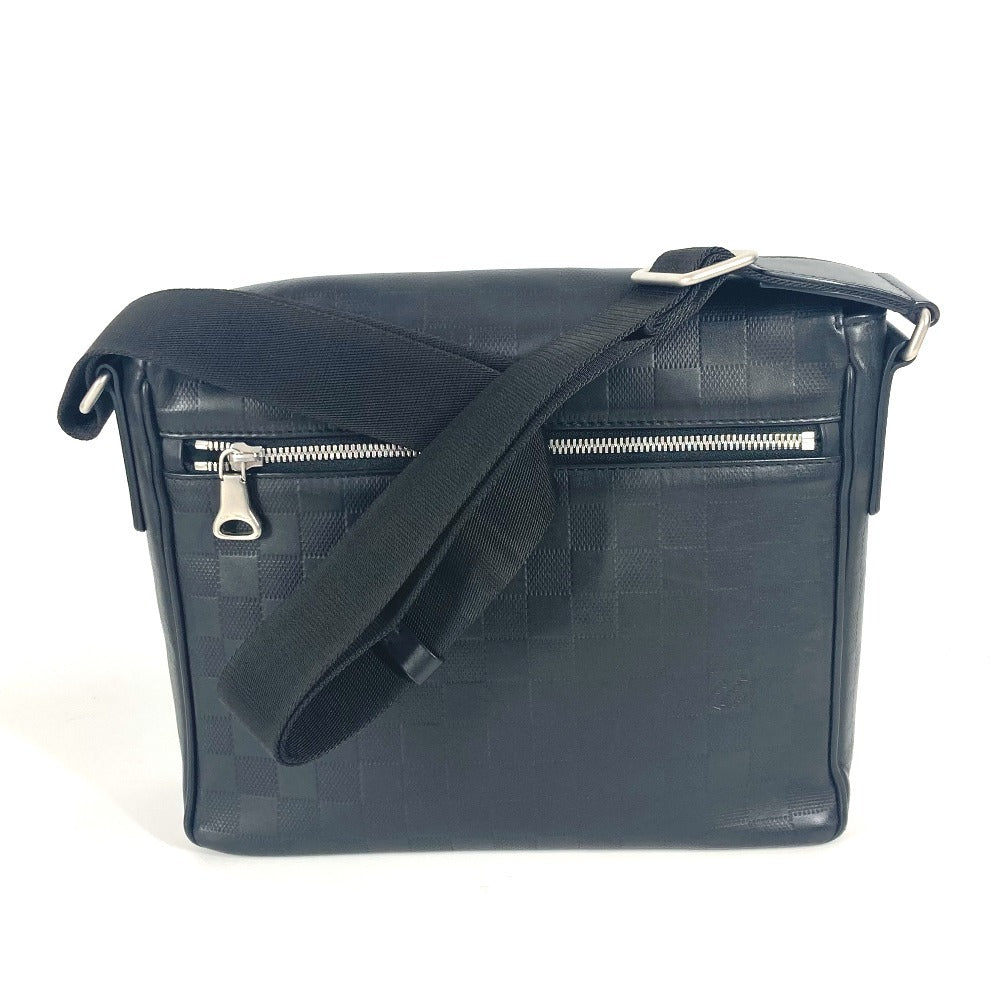 Louis Vuitton N41033 Damier Anfini Damier Anfini Leather Black Shoulder Bag
