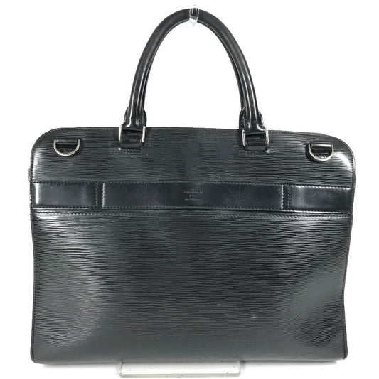 Louis Vuitton Business M54032 Epi Bassano Leather Black Handbag