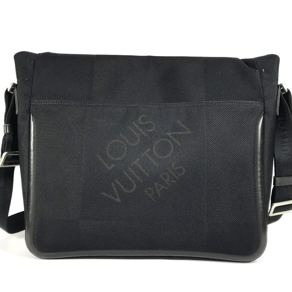 Louis Vuitton M93225 Damier Jean Damier Jean Canvas Black Shoulder Bag