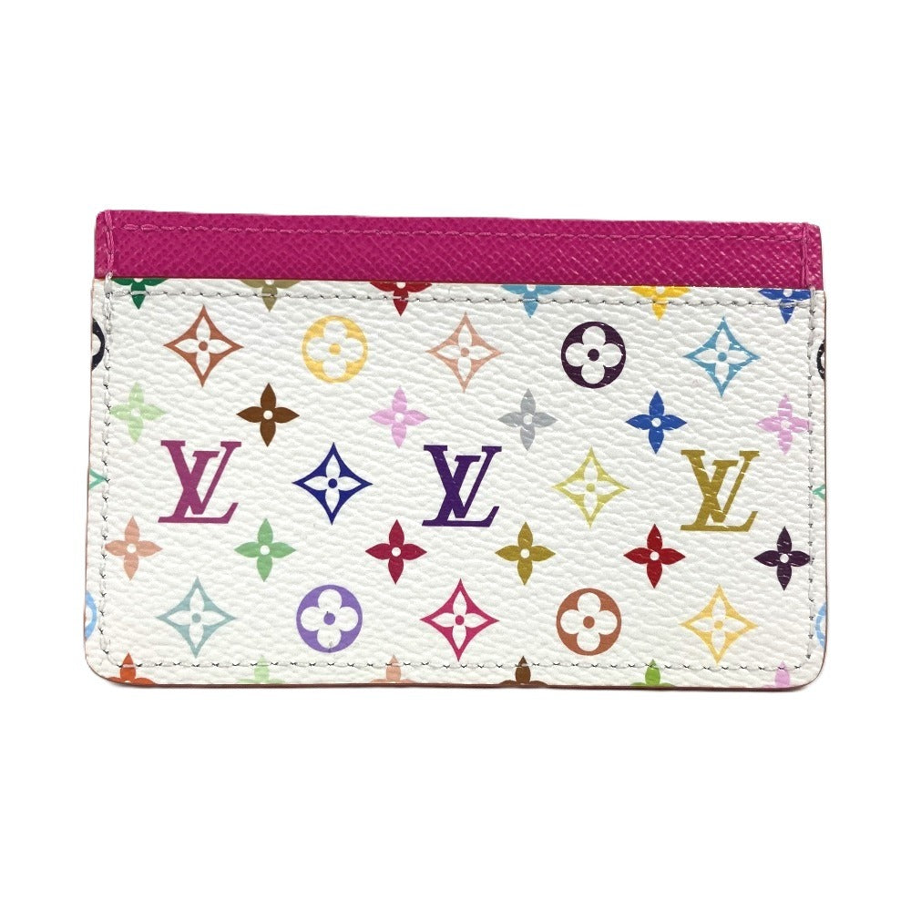 Louis Vuitton M13403 Takashi Murakami Porto cult Monogram Canvas White Multicolor Wallet Case