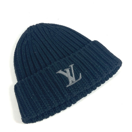 Louis Vuitton Knit M77277 Beanie Only Wool Black Apparel