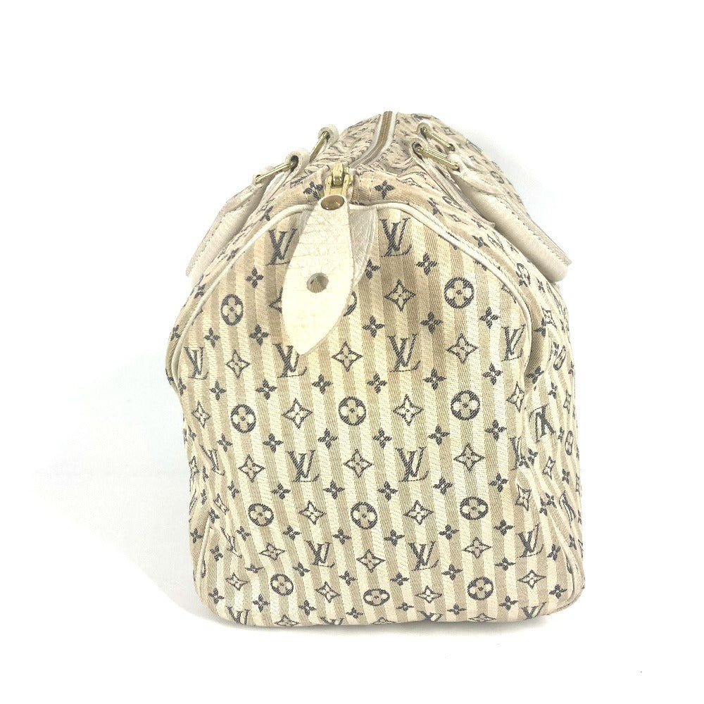Louis Vuitton M95500 -LinCanvas run Speedy 30 Monogram White Mini Bag
