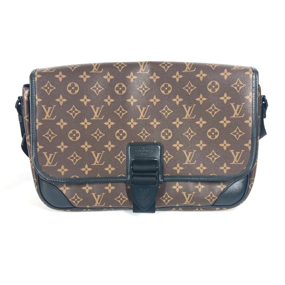 Louis Vuitton M46328 macacer Arch Messenger Monogram Canvas Brown Crossbody Bag