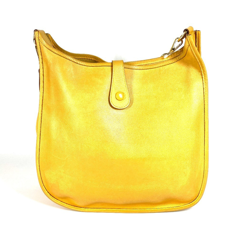 Hermes Shoulder Bag Evelyn Gm Evelyn Gm Leather Yellow