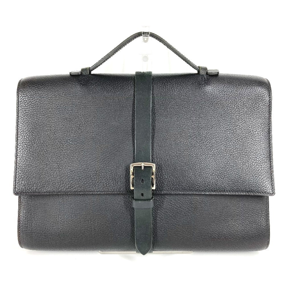 Business Bag Etrivieres Document Leather Black Travel Bag