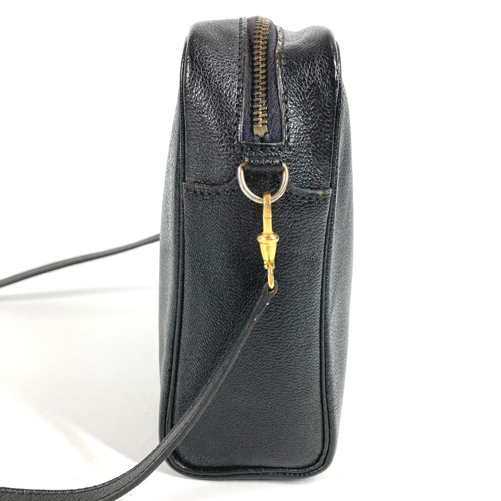 Shoulder Bag Jockey Horse Cheval Leather Black
