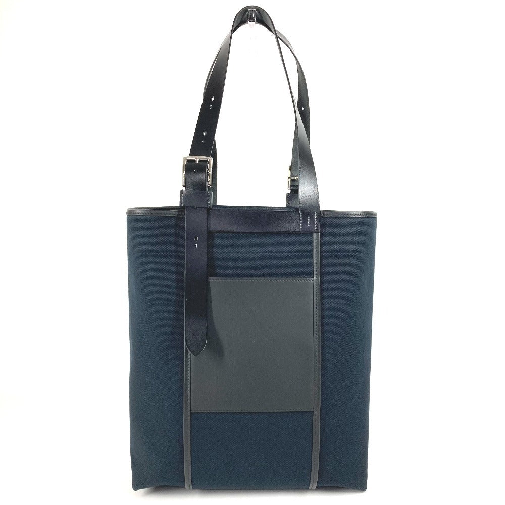 Shoulder Bag , Toile Etriviere Pocket Leather Black