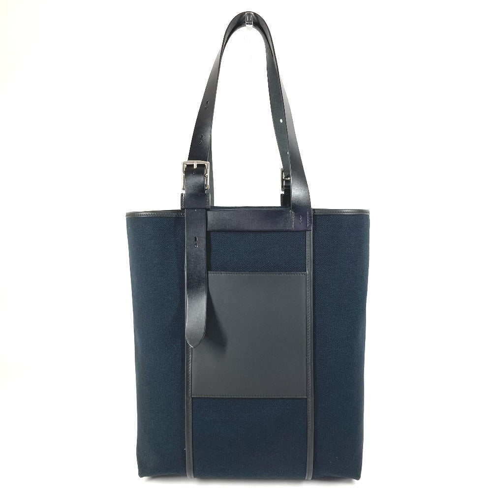Shoulder Bag , Toile Etriviere Pocket Leather Black