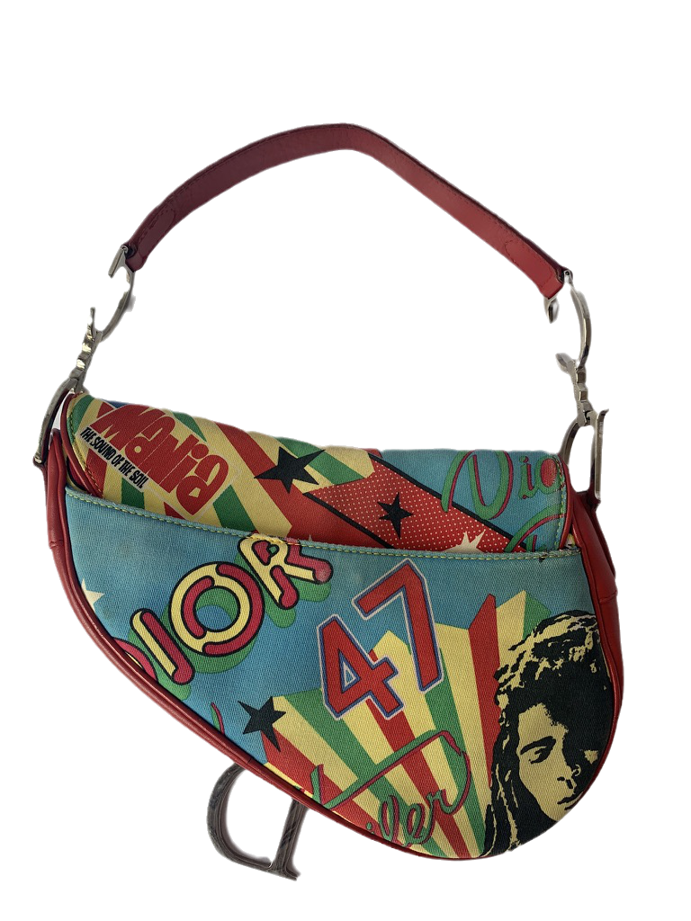Dior Saddle Bag Bob Marley Design By John Travel Bag