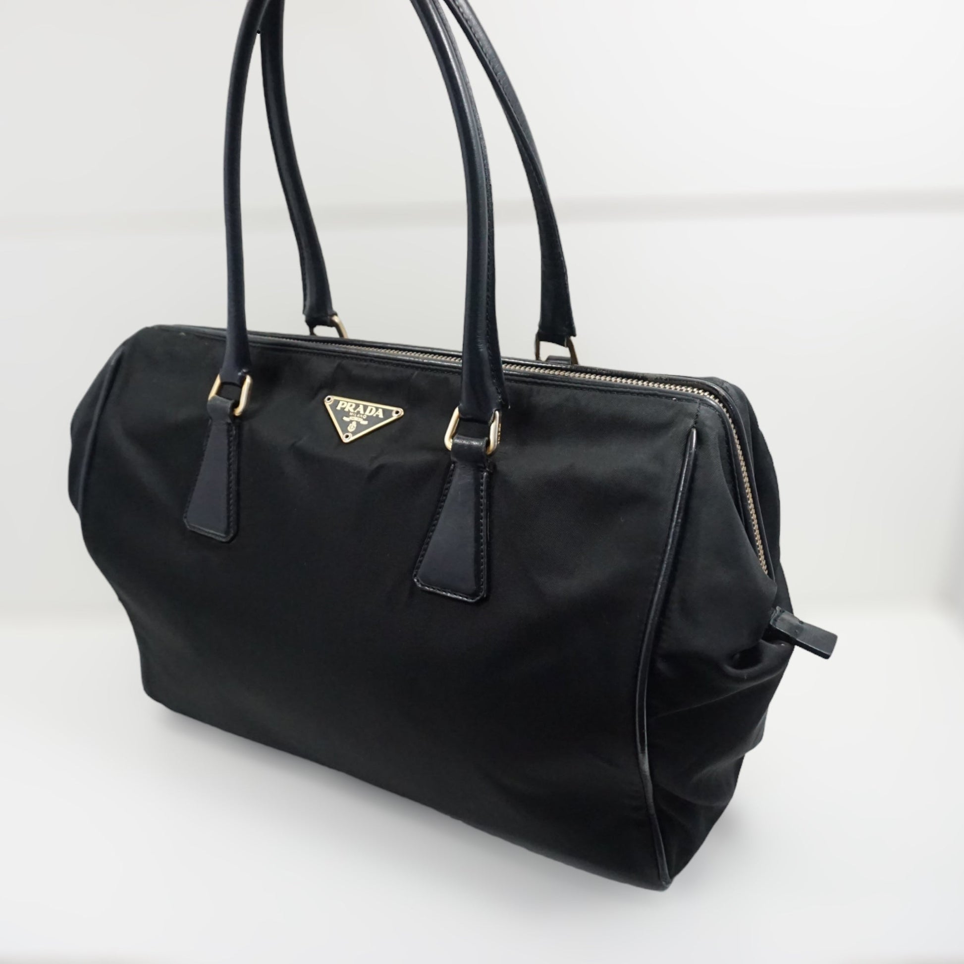Prada Sort Luxury Handbag Travel Bag