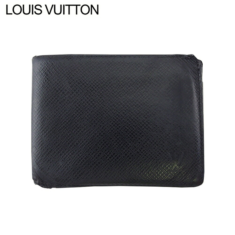 Louis Vuitton Bill Compartment M30482 Porte Billets6Cartes Black Handbag