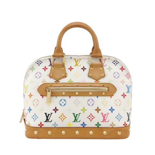 Louis Vuitton x Takashi Murakami Alma White Multicolor Handbag Multicolor 3