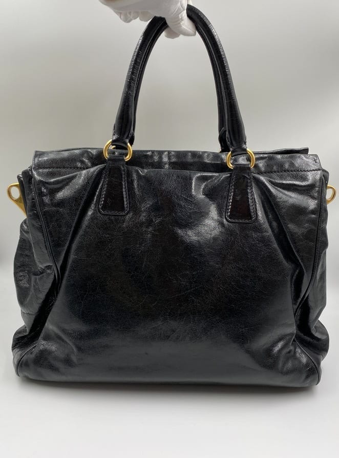 Prada Tote Leather Tote Bag Leather Tote 2