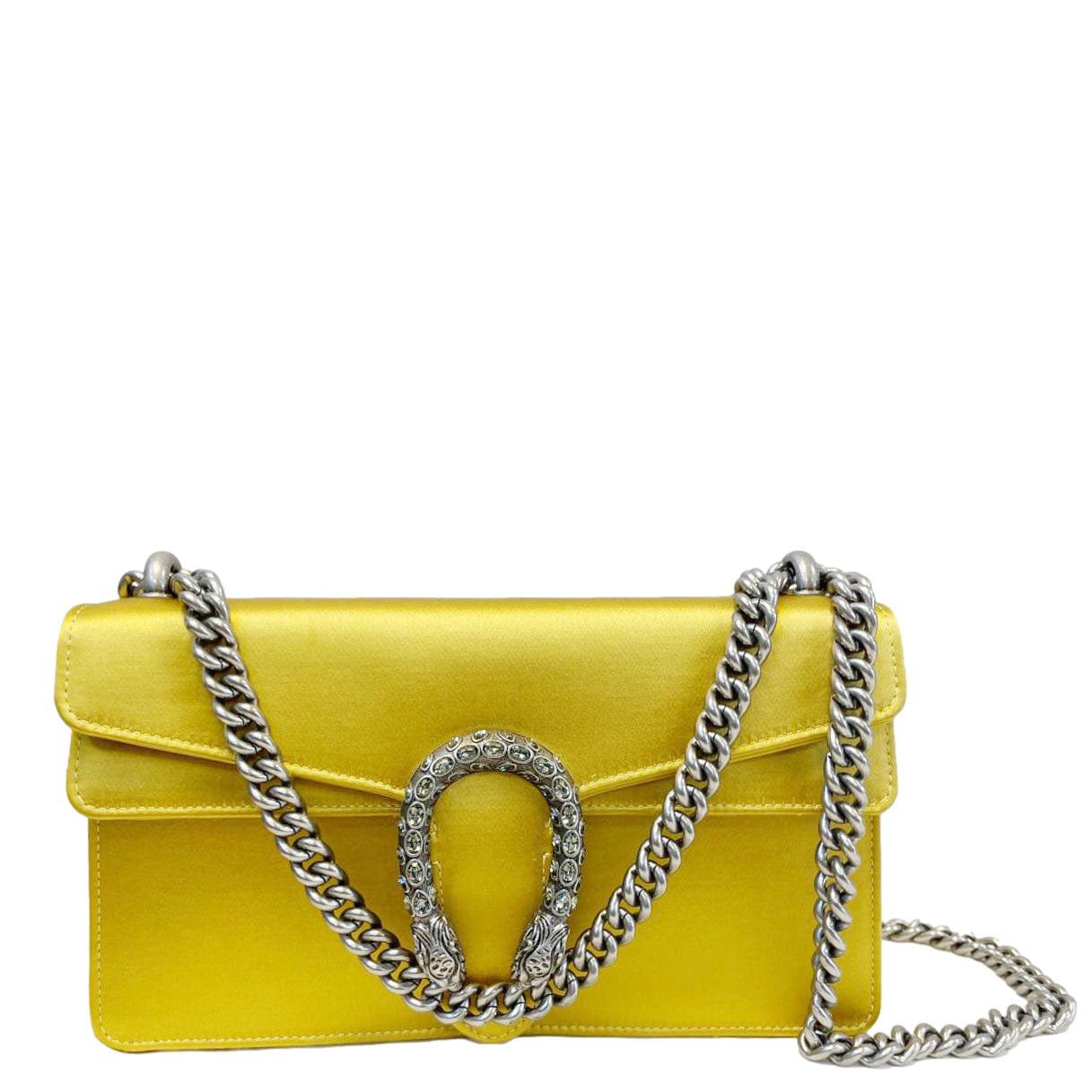 Gucci Dionysus Crossbody Bag Leather Gold