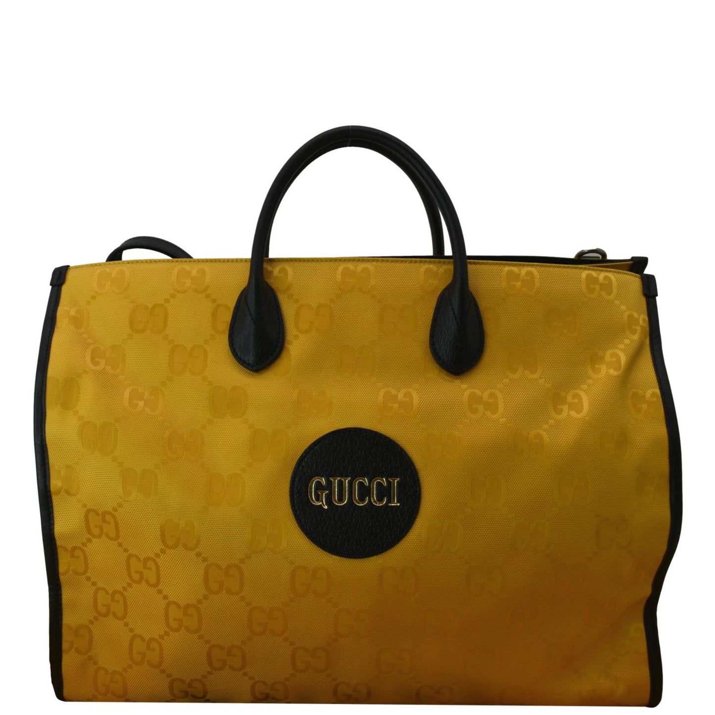 Gucci Off The Grid Tote Bag Yellow Nylon