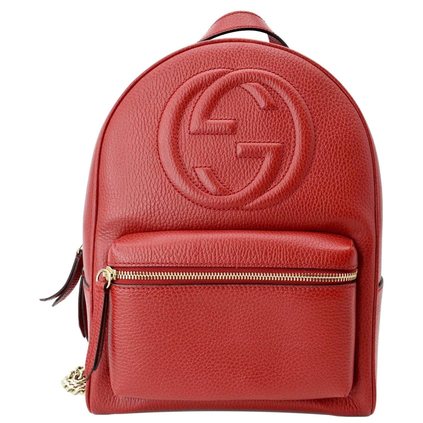 Gucci Soho Backpack Leather Red