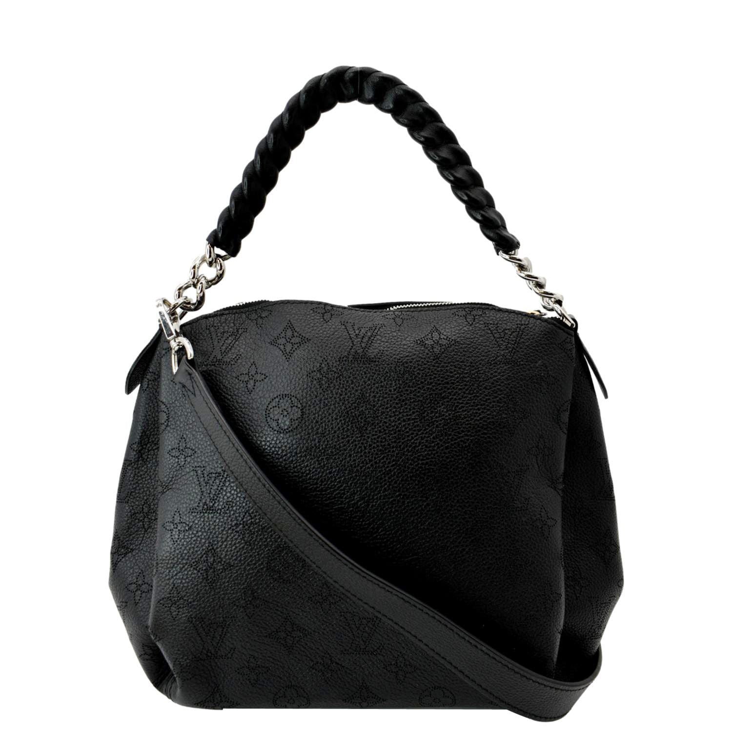 LV Louis Babylone Mahina Chain Shoulder Bag Leather Monogram