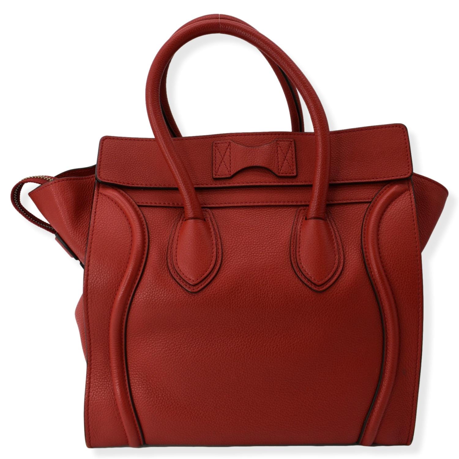 Luggage Minai Tote Bag Leather Red