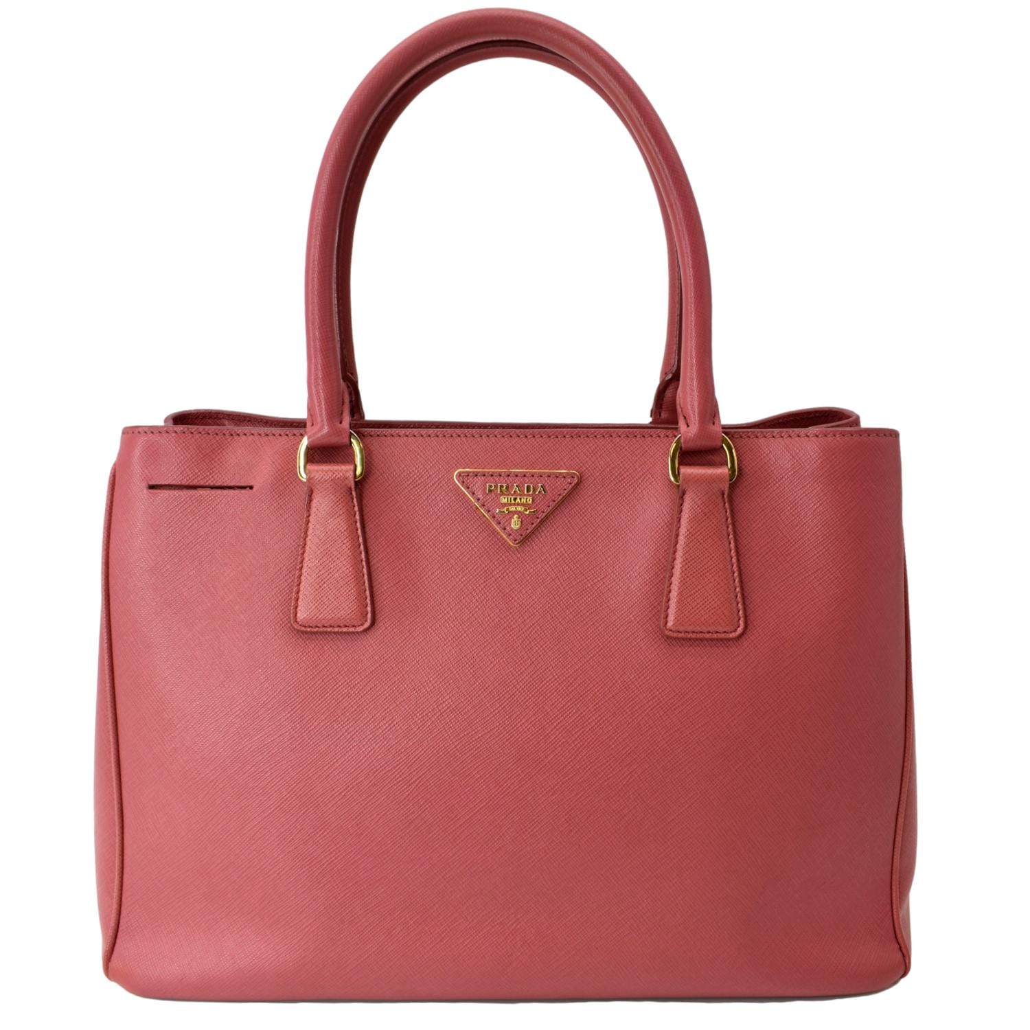 Galleria Saffiano Tote Bag Leather Pink