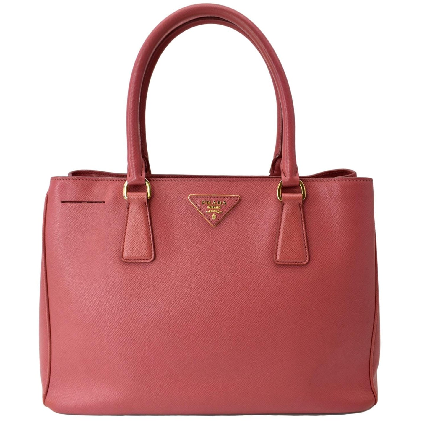 Prada Galleria Tote Bag Leather Saffiano Pink