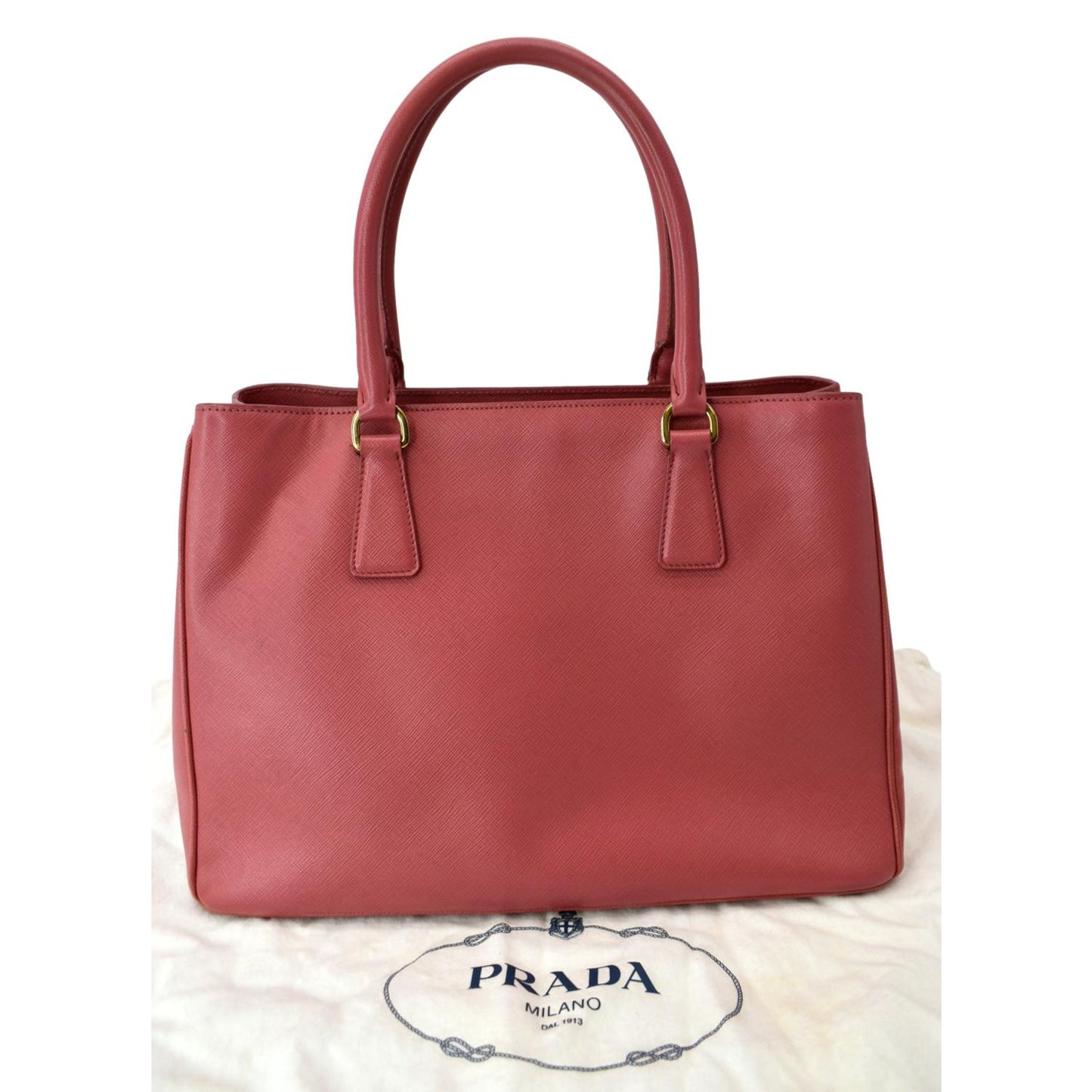 Galleria Saffiano Tote Bag Leather Pink