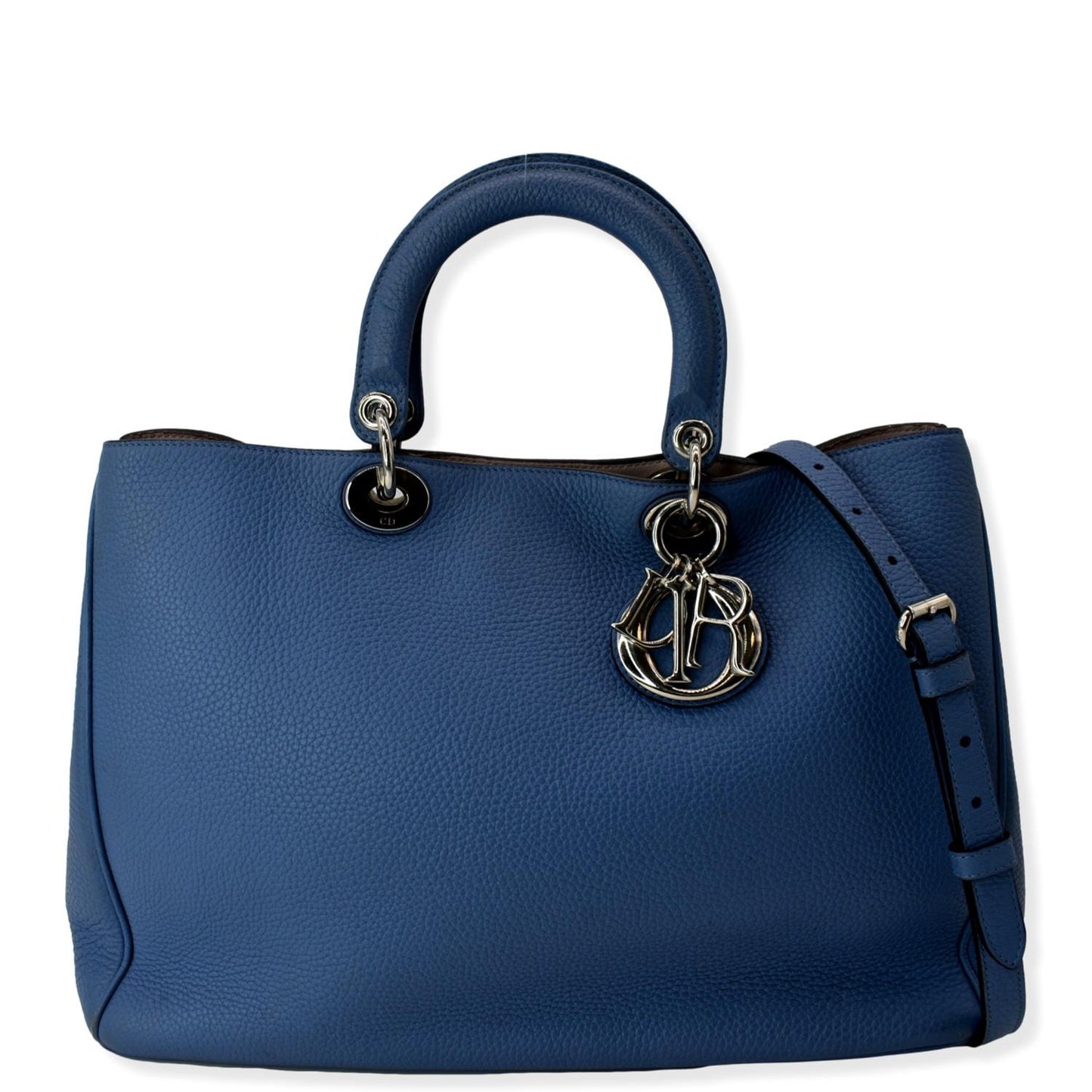 Dior issimo Shoulder Bag Leather Blue