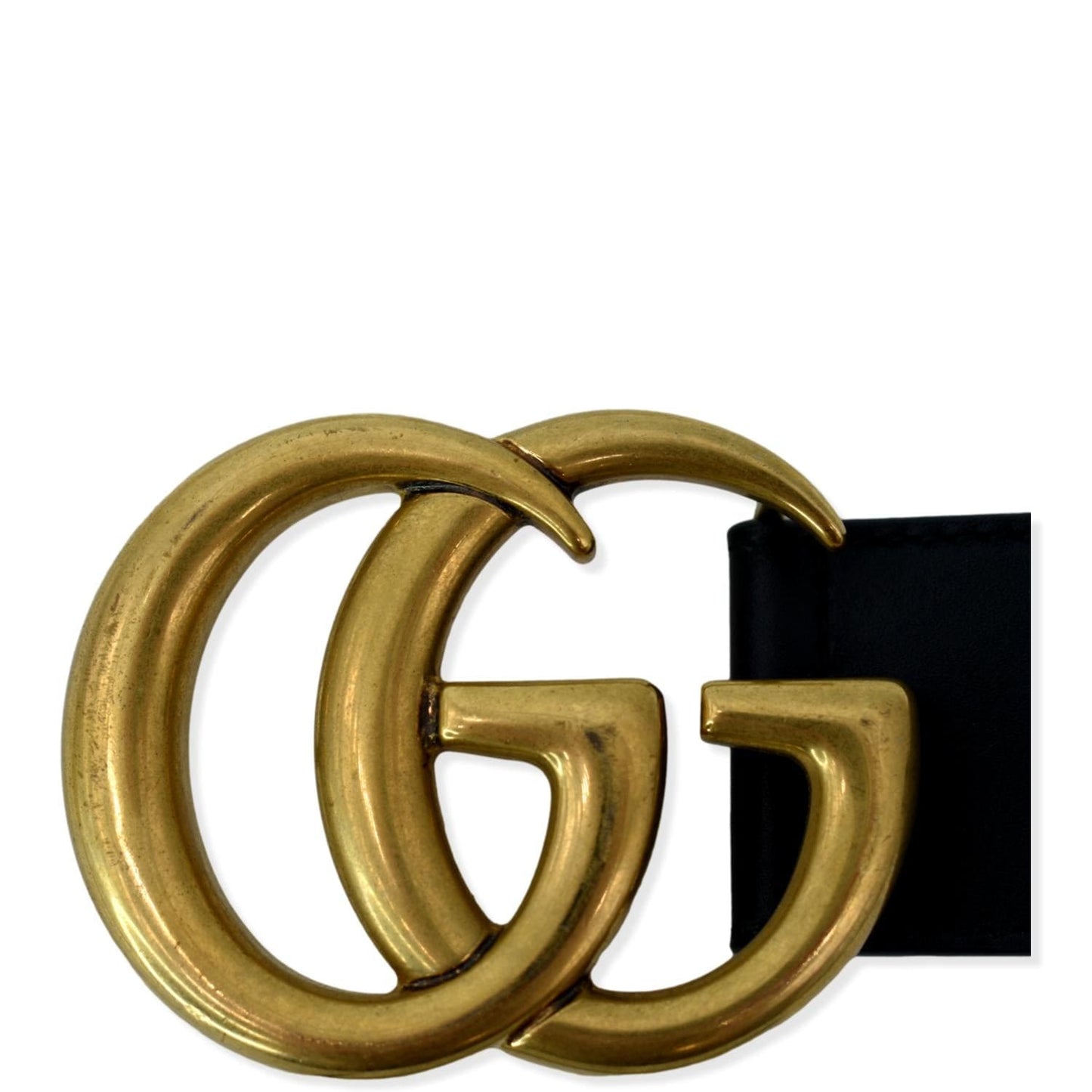 Gucci Double Buckle Belt Handbag Leather Black Accessory Belt 1