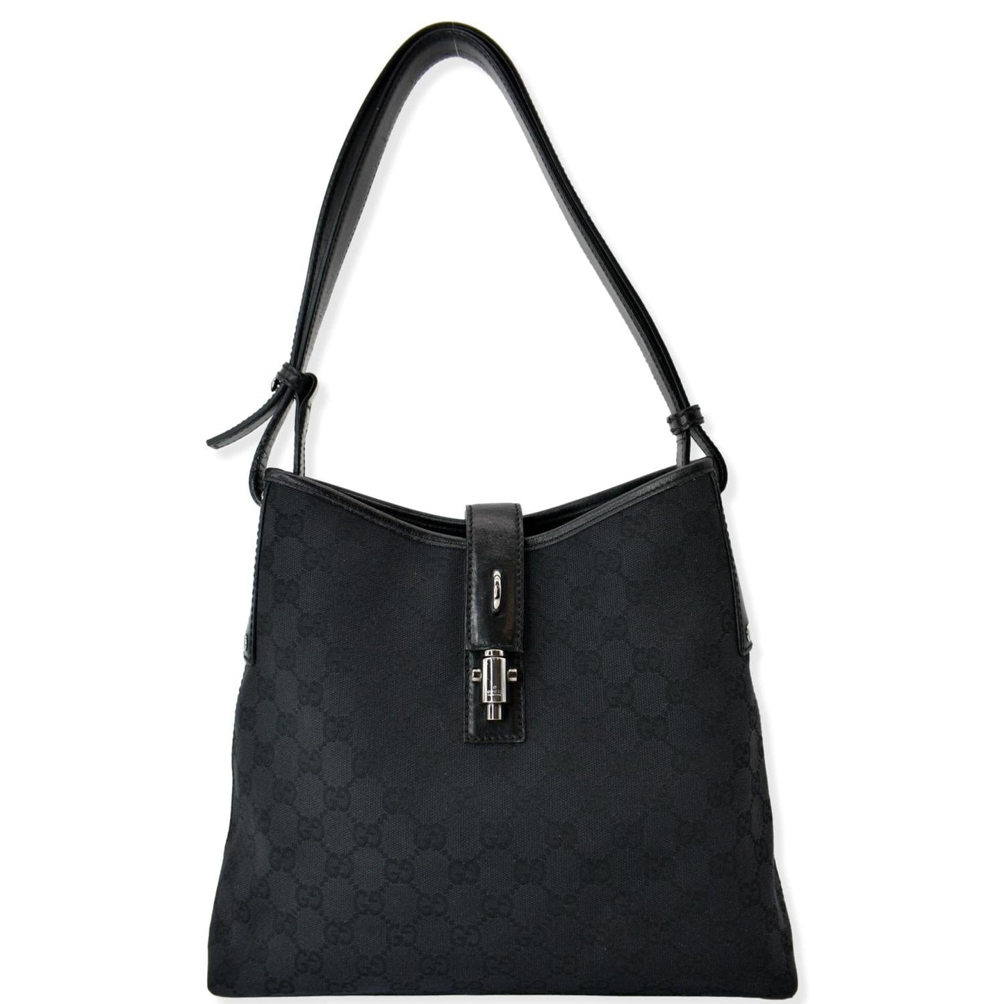 Gucci Piston Tote Bag Monogram Black