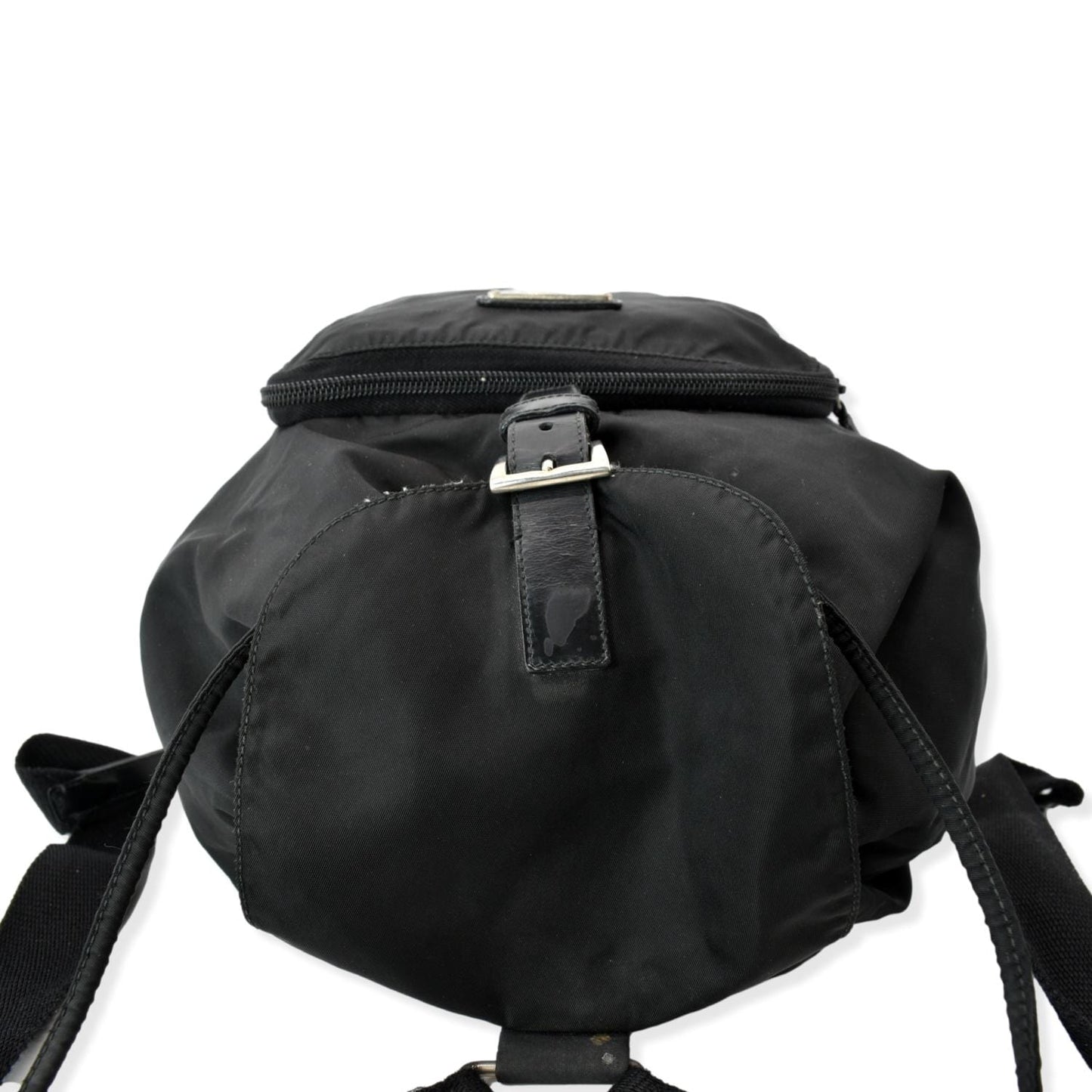 Backpack Handbag Nylon Black